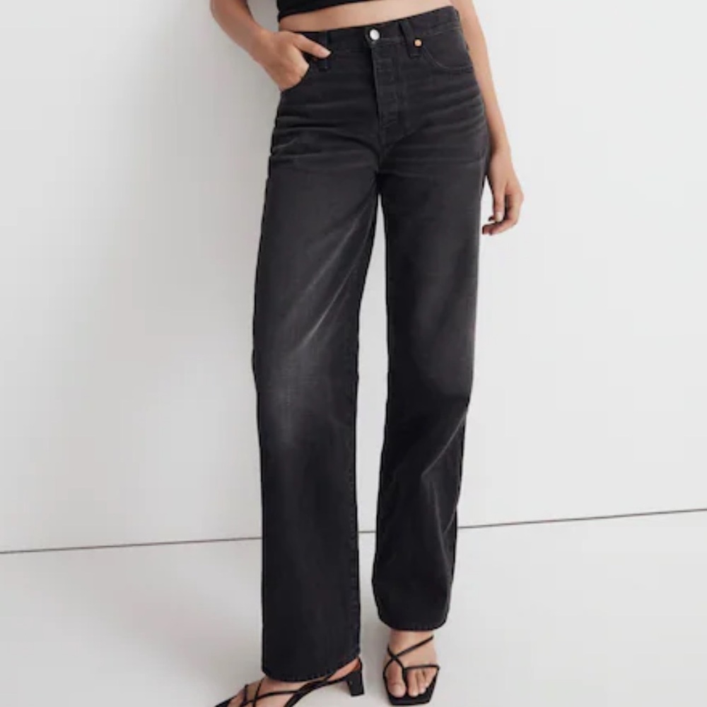Madewell Low-Slung Straight Jeans Size 27